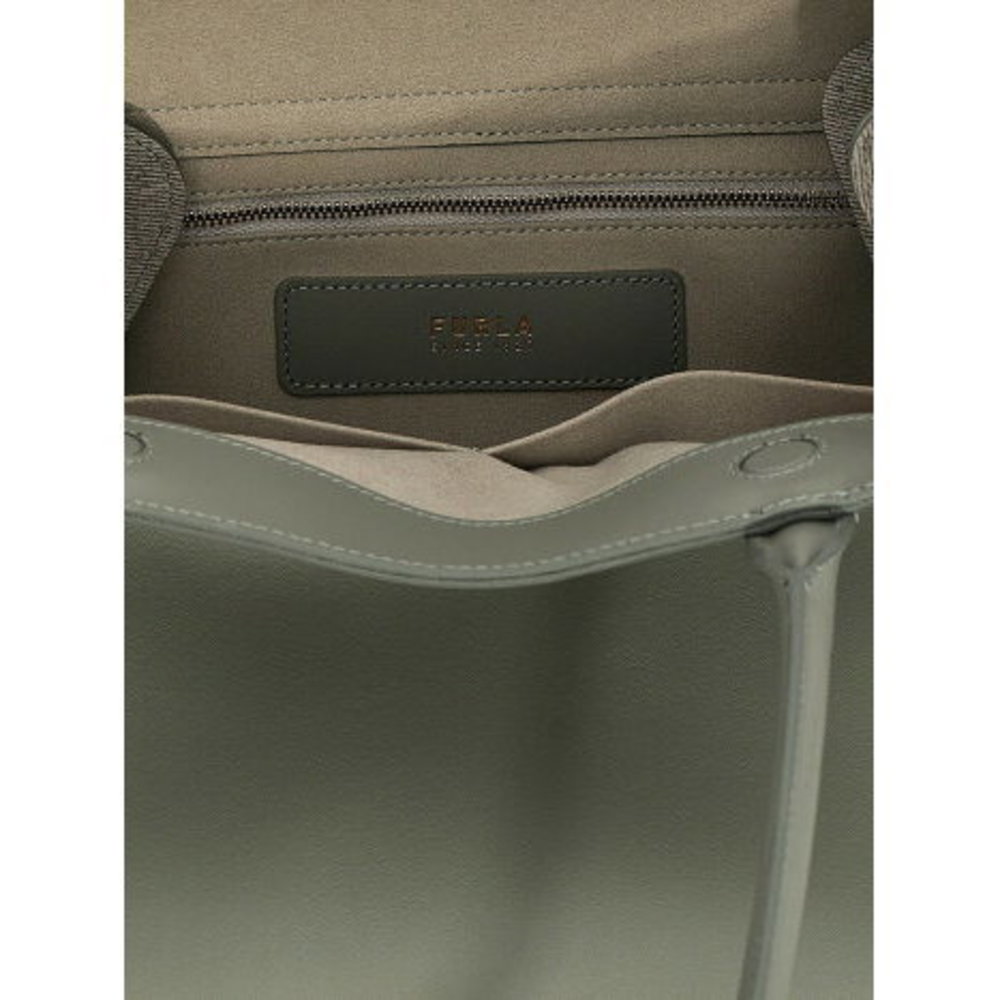 Furla Tote Bags Green Meridiana L shopping bag - Picture 4 of 4
